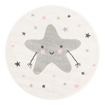 Unique Loom Star Buddy Whimsy Kids Rug