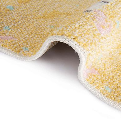 Unique Loom Wildlife Whimsy Kids Rug