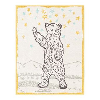 Unique Loom Grizzly Whimsy Kids Rug