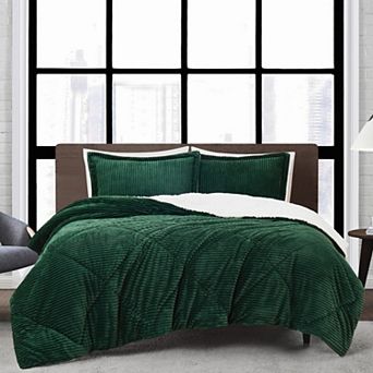London Fog Corduroy Comforter Set with Shams
