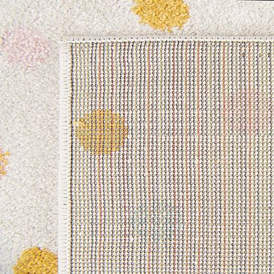Unique Loom Bubbles Whimsy Kids Rug