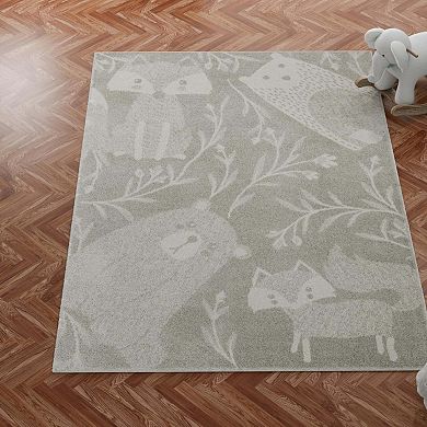 Unique Loom Foxy Whimsy Kids Rug