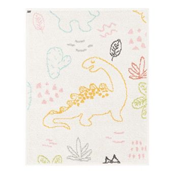 Unique Loom Dino Whimsy Kids Rug