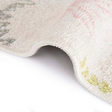 Unique Loom Dino Whimsy Kids Rug