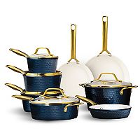 Gotham Steel Natural Hammered Collection Pro 13-Piece Nonstick Cookware Set only
