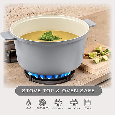 Gotham Steel 5 Quart Ceramic Coating Nonstick Dutch Oven