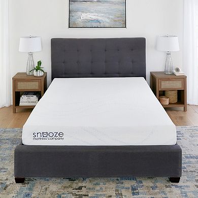 Snooze 10-in. Triple Layer Support Memory Foam Mattress