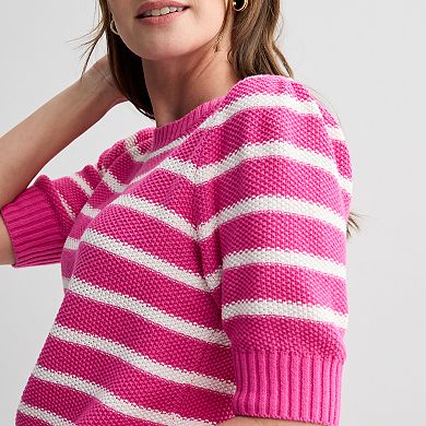 Women's Sonoma Goods For Life® Short Sleeve Sweater
