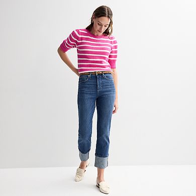 Women's Sonoma Goods For Life® Short Sleeve Sweater