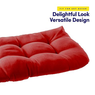 Sweet Home Tufted Outdoor 44" x 19" Loveseat Cushion