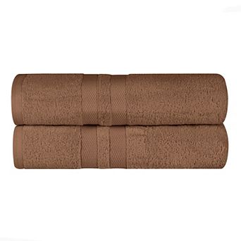 SUPERIOR 4 pc Ultra-Soft Cotton Solid Quick-Drying Bath Towel Set