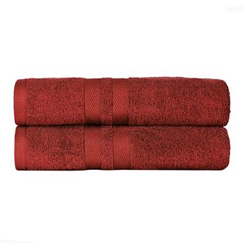 SUPERIOR 4 pc Ultra-Soft Cotton Solid Quick-Drying Bath Towel Set