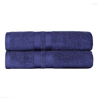 SUPERIOR 4 pc Ultra-Soft Cotton Solid Quick-Drying Bath Towel Set