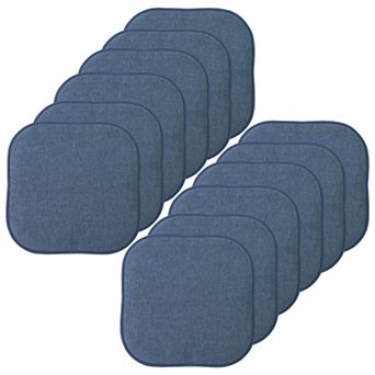 Sweet Home Alexis Memory Foam No Slip Back Chair Cushion 12-Pack
