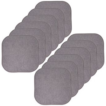 Sweet Home Alexis Memory Foam No Slip Back Chair Cushion 12-Pack