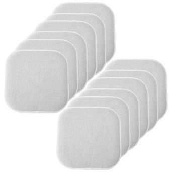 Sweet Home Alexis Memory Foam No Slip Back Chair Cushion 12-Pack