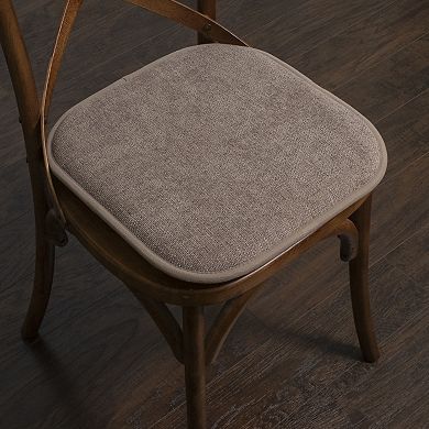Sweet Home Alexis Memory Foam No Slip Back Chair Cushion 2-Pack