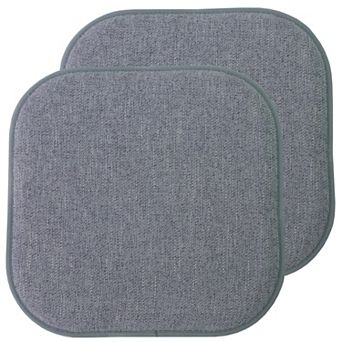 Sweet Home Alexis Memory Foam No Slip Back Chair Cushion 2-Pack