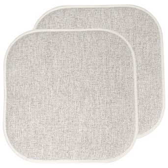 Sweet Home Alexis Memory Foam No Slip Back Chair Cushion 2-Pack
