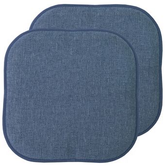 Sweet Home Alexis Memory Foam No Slip Back Chair Cushion 2-Pack