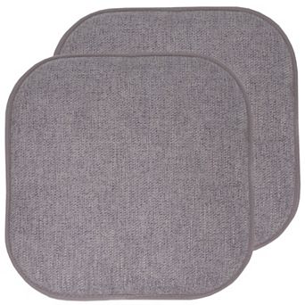 Sweet Home Alexis Memory Foam No Slip Back Chair Cushion 2-Pack