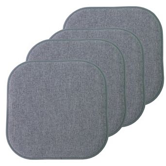 Sweet Home Alexis Memory Foam No Slip Back Chair Cushion 4-Pack