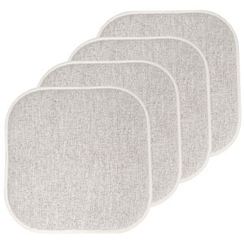 Sweet Home Alexis Memory Foam No Slip Back Chair Cushion 4-Pack