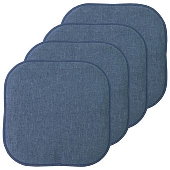 Sweet Home Alexis Memory Foam No Slip Back Chair Cushion 4-Pack