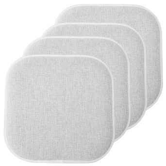 Sweet Home Alexis Memory Foam No Slip Back Chair Cushion 4-Pack