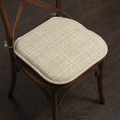 Sweet Home Aria Memory Foam Non-Slip Chair Cushion with Ties 6-Pack