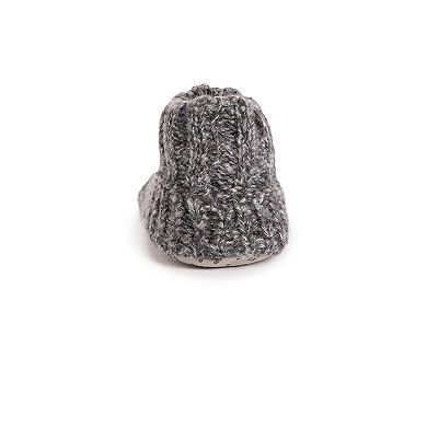 MUK LUKS Sweater Cuff Women's Ankle Boot Slippers