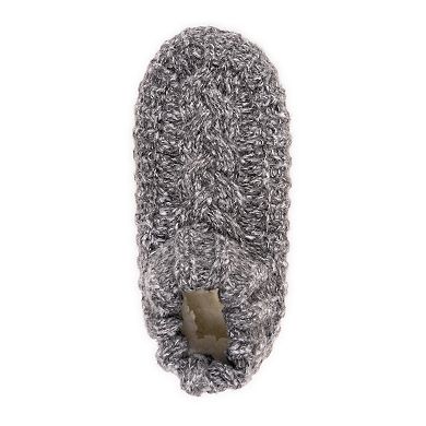MUK LUKS Sweater Cuff Women's Ankle Boot Slippers