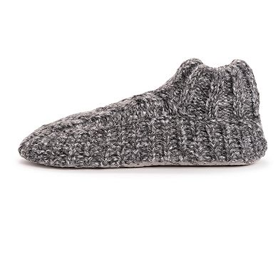 MUK LUKS Sweater Cuff Women's Ankle Boot Slippers