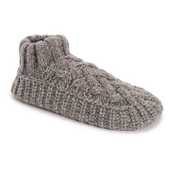 MUK LUKS Sweater Cuff Women's Ankle Boot Slippers