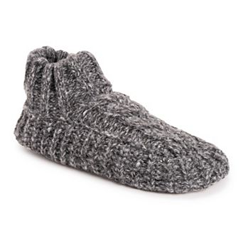 MUK LUKS Sweater Cuff Women's Ankle Boot Slippers