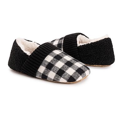 MUK LUKS Flannel Plaid Women's Slippers