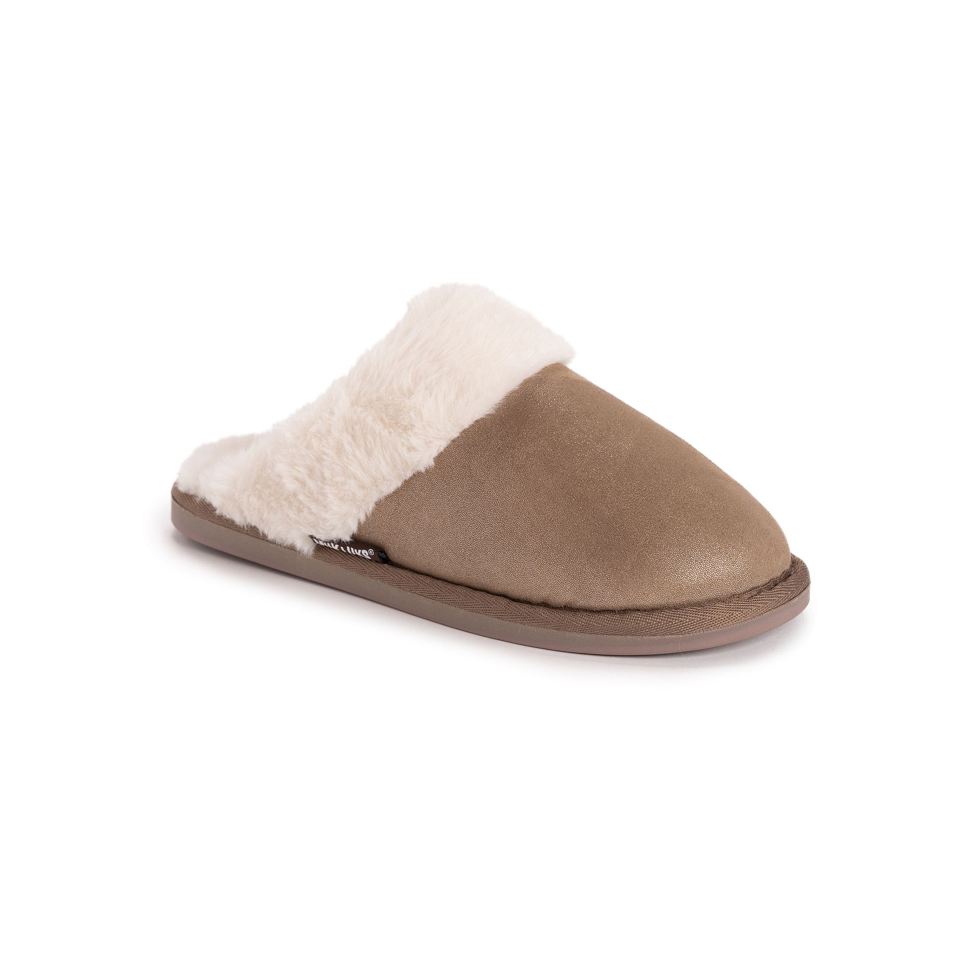 MUK LUKS Annika Womens Scuff Slippers, Size: Small, Brown