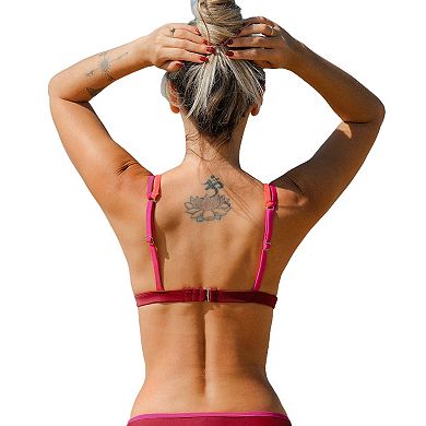 Women's Cupshe Fixed Banded Triangle Bikini Top