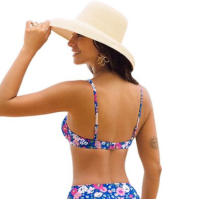 Women's Cupshe Underwire Tunnel Over-The-Shoulder Bralette Bikini Top