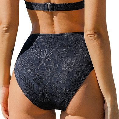 Women's Cupshe Mid-Rise Retro Hipster Bikini Bottoms