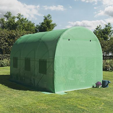 Home Complete Walk-In Greenhouse with Windows & Steel Frame