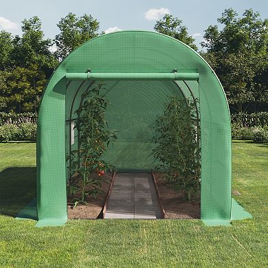 Home Complete Walk-In Greenhouse with Windows & Steel Frame
