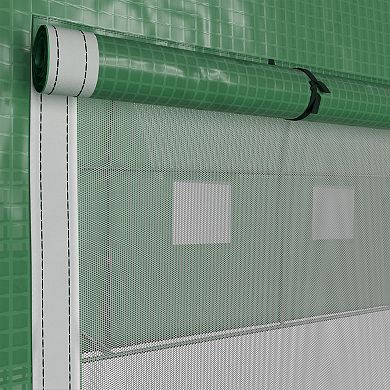 Home Complete Walk-In Greenhouse with Windows & Steel Frame