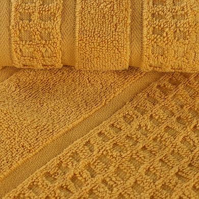 SUPERIOR 3-pc. Zero Twist Cotton Waffle Honeycomb Plush Bath Towel Set