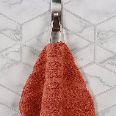 SUPERIOR 12-Piece Zero Twist Cotton Waffle Honeycomb Plush Absorbent Towel Set