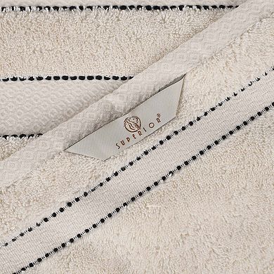 SUPERIOR 12-pc. Niles Egyptian Giza Cotton Dobby Ultra-Plush Towel Set