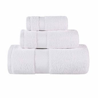 SUPERIOR 3 pc Niles Egyptian Giza Cotton Ultra-Plush Absorbent Towel Set