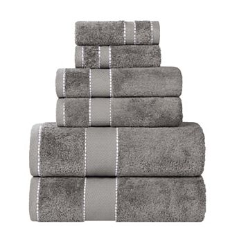 SUPERIOR 6 pc Niles Egyptian Giza Cotton Ultra-Plush Absorbent Towel Set