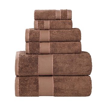 SUPERIOR 6 pc Niles Egyptian Giza Cotton Ultra-Plush Absorbent Towel Set
