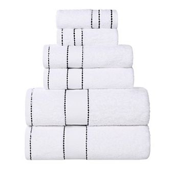 SUPERIOR 6 pc Niles Egyptian Giza Cotton Ultra-Plush Absorbent Towel Set